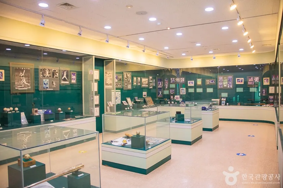 한국야구명예전당 야구 전시실 · 촬영일 미상 자료사진